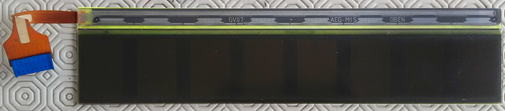 afficheur GV07 AEG-MIS