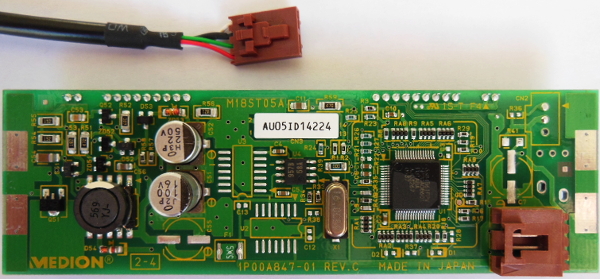 afficheur VFD M18ST05A verso